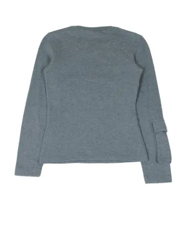 JERSEY MANGA LARGA D&G MUJER GRIS