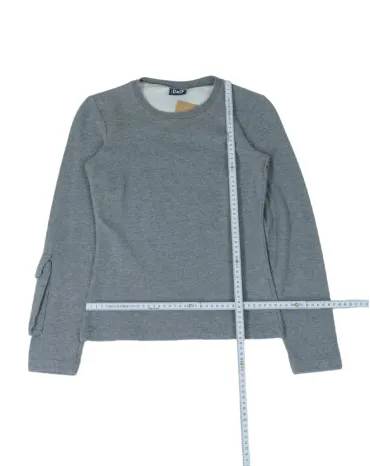 JERSEY MANGA LARGA D&G MUJER GRIS