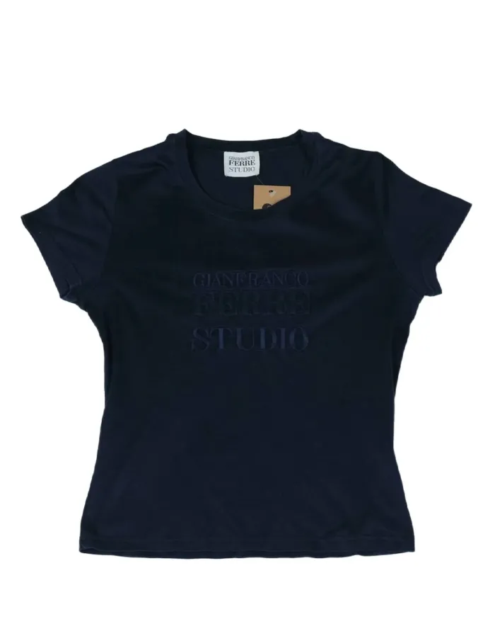 CAMISETA GIANFRANCO FERRE STUDIO MUJER AZUL MARINO