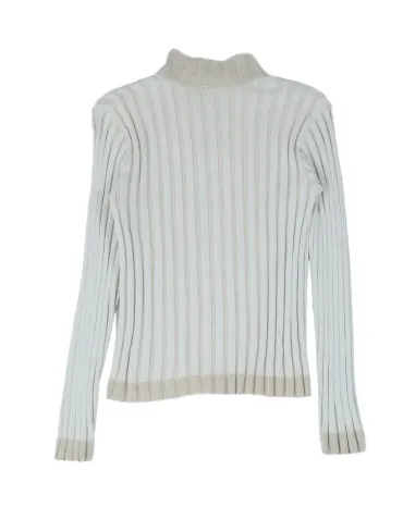 CÁRDIGAN GF FERRE MUJER BEIGE Y BLANCO