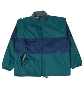 CAZADORA DUNBROOKE ACOLCHADA HOMBRE VERDE PETRÓLEO Y AZUL MARINO