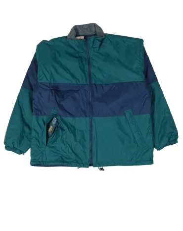 CAZADORA DUNBROOKE ACOLCHADA HOMBRE VERDE PETRÓLEO Y AZUL MARINO