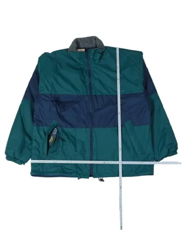 CAZADORA DUNBROOKE ACOLCHADA HOMBRE VERDE PETRÓLEO Y AZUL MARINO