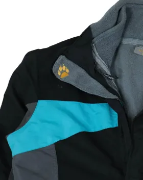 CHAQUETA TÉCNICA JACK WOLFSKIN HOMBRE NEGRO/TURQUESA/GRIS