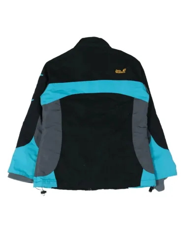CHAQUETA TÉCNICA JACK WOLFSKIN HOMBRE NEGRO/TURQUESA/GRIS