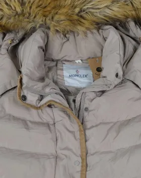 CAZADORA PLUMÍFERO MONCLER MUJER BEIGE