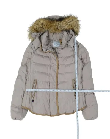 CAZADORA PLUMÍFERO MONCLER MUJER BEIGE