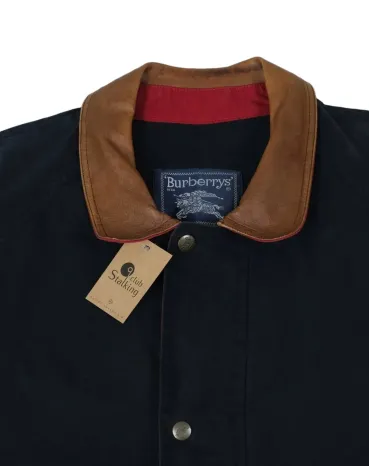 CAZADORA BURBERRYS HOMBRE AZUL MARINO