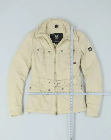 CAZADORA BELSTAFF MUJER BEIGE