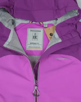 CHAQUETA IMPERMEABLE CRAGHOPPERS MUJER LILA