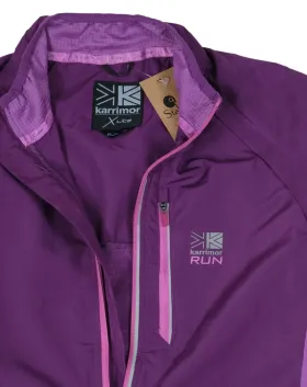 CHAQUETA CORTAVIENTOS KARRIMOR MUJER MORADO