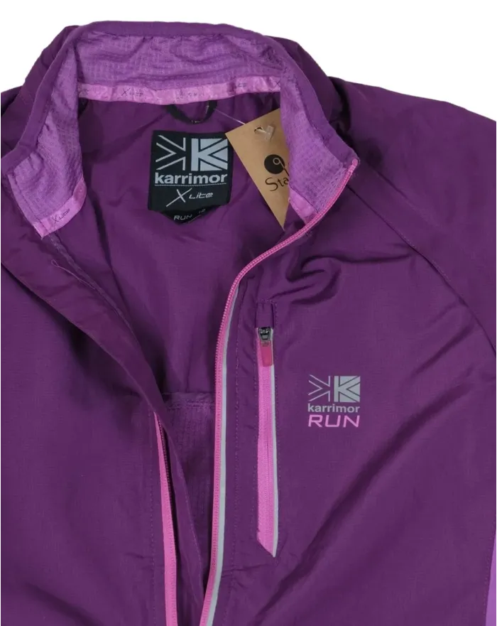 CHAQUETA CORTAVIENTOS KARRIMOR MUJER MORADO