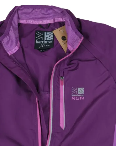 CHAQUETA CORTAVIENTOS KARRIMOR MUJER MORADO