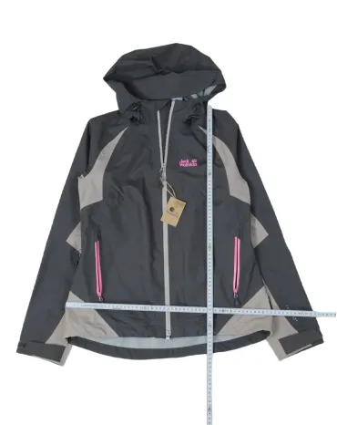CHAQUETA TÉCNICA JACK WOLFSKIN MUJER GRIS OSCURO