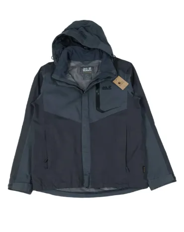 CHAQUETA TÉCNICA JACK WOLFSKIN HOMBRE GRIS ANTRACITA