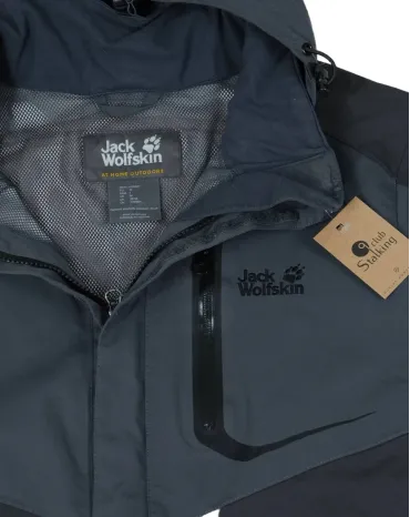 CHAQUETA TÉCNICA JACK WOLFSKIN HOMBRE GRIS ANTRACITA