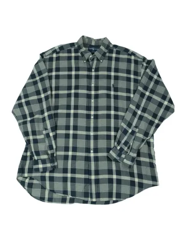 CAMISA RALPH LAUREN HOMBRE AZUL MARINO Y BEIGE