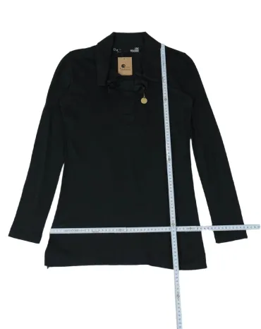 POLO MANGA LARGA LOVE MOSCHINO MUJER NEGRO