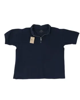 POLO BELSTAFF CREMALLERA AZUL MARINO