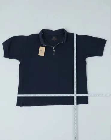 POLO BELSTAFF CREMALLERA AZUL MARINO