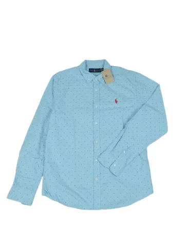 CAMISA RALPH LAUREN HOMBRE AZUL CLARO