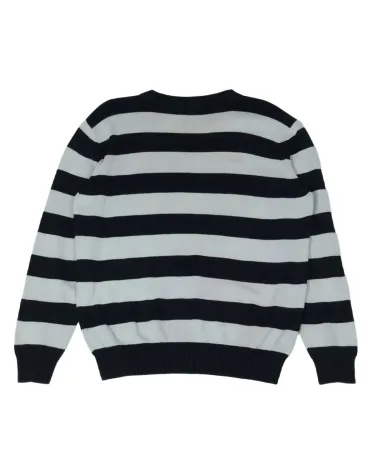 JERSEY LACOSTE HOMBRE NEGRO Y GRIS