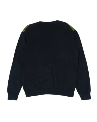 JERSEY CUELLO V LACOSTE HOMBRE AZUL MARINO RAYAS MULTICOLOR