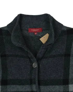 CHAQUETA DE LANA BURBERRY MUJER GRIS ANTRACITA