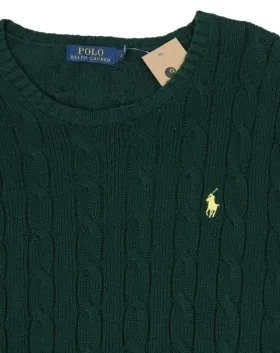 JERSEY POLO RALPH LAUREN MUJER VERDE BOTELLA
