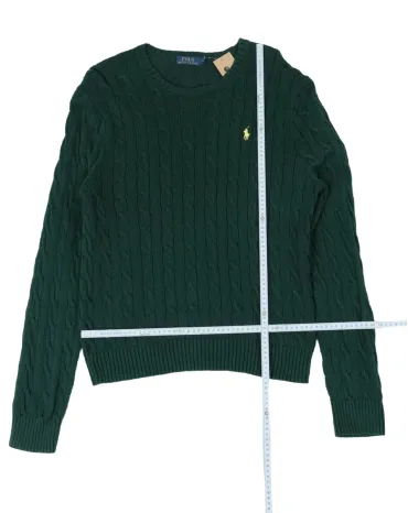 JERSEY POLO RALPH LAUREN MUJER VERDE BOTELLA
