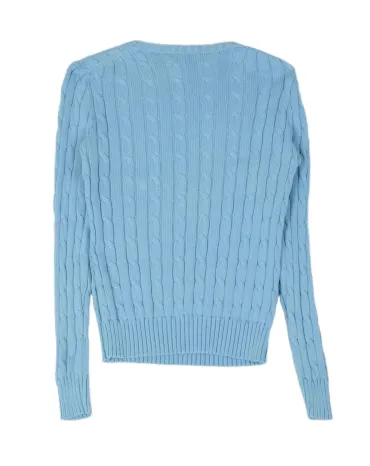 JERSEY DE PUNTO POLO RALPH LAUREN MUJER AZUL CIELO