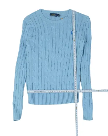 JERSEY DE PUNTO POLO RALPH LAUREN MUJER AZUL CIELO