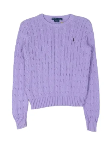 JERSEY DE PUNTO TRENZADO RALPH LAUREN MUJER LILA