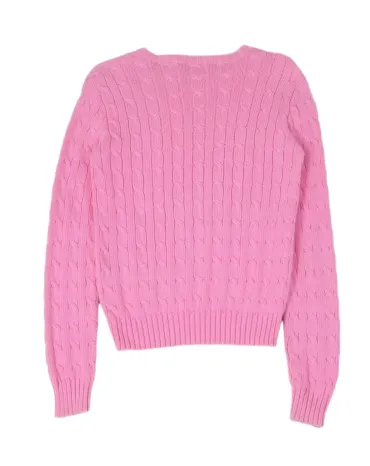 JERSEY DE PUNTO RALPH LAUREN MUJER ROSA