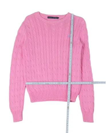 JERSEY DE PUNTO RALPH LAUREN MUJER ROSA