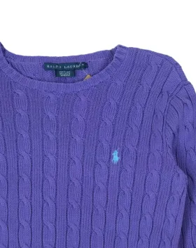 JERSEY DE PUNTO RALPH LAUREN MUJER LILA