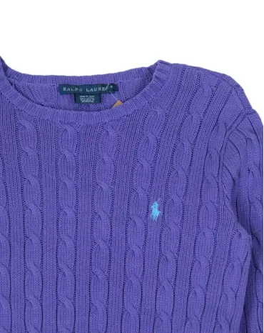JERSEY DE PUNTO RALPH LAUREN MUJER LILA