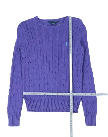 JERSEY DE PUNTO RALPH LAUREN MUJER LILA