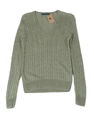 JERSEY TRENZADO RALPH LAUREN MUJER VERDE SALVIA