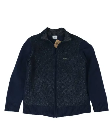 CHAQUETA DE PUNTO LACOSTE HOMBRE AZUL MARINO