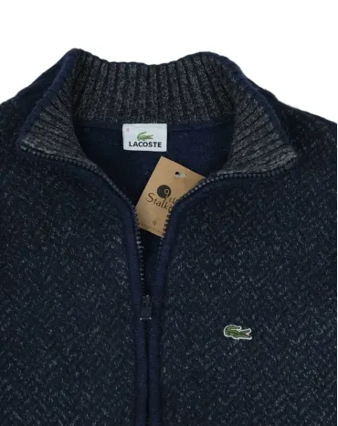 CHAQUETA DE PUNTO LACOSTE HOMBRE AZUL MARINO