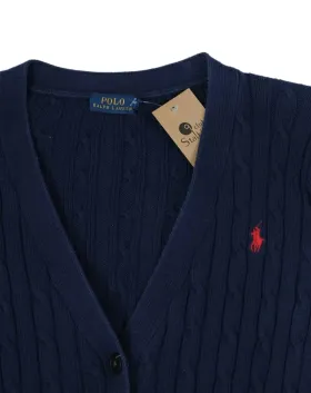 CARDIGAN RALPH LAUREN MUJER AZUL MARINO