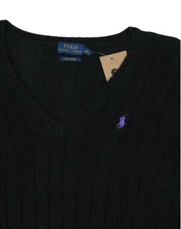 JERSEY POLO RALPH LAUREN MUJER NEGRO
