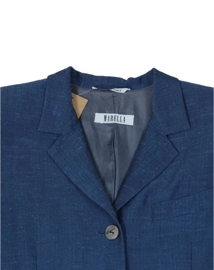 AMERICANA MARELLA MUJER AZUL MARINO