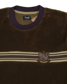SUDADERA D&G HOMBRE MARRÓN