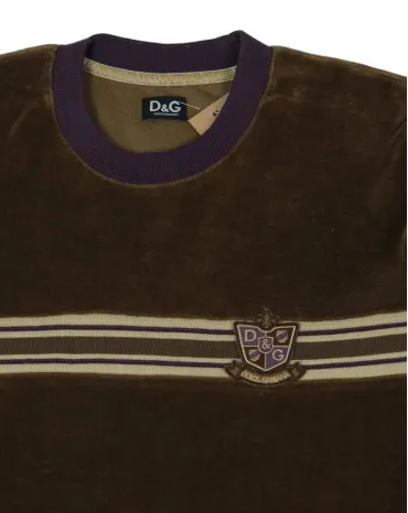 SUDADERA D&G HOMBRE MARRÓN