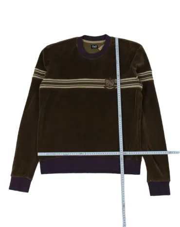 SUDADERA D&G HOMBRE MARRÓN