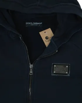 DOLCE & GABBANA SUDADERA CON CREMALLERA HOMBRE NEGRO