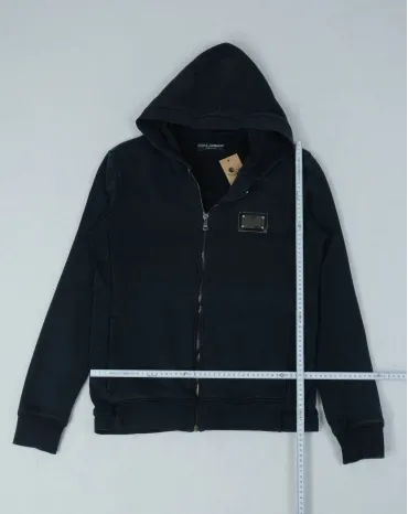 DOLCE & GABBANA SUDADERA CON CREMALLERA HOMBRE NEGRO