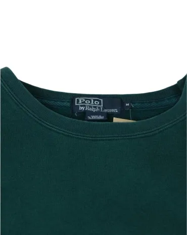 SUDADERA CUELLO REDONDO POLO RALPH LAUREN UNISEX VERDE BOTELLA